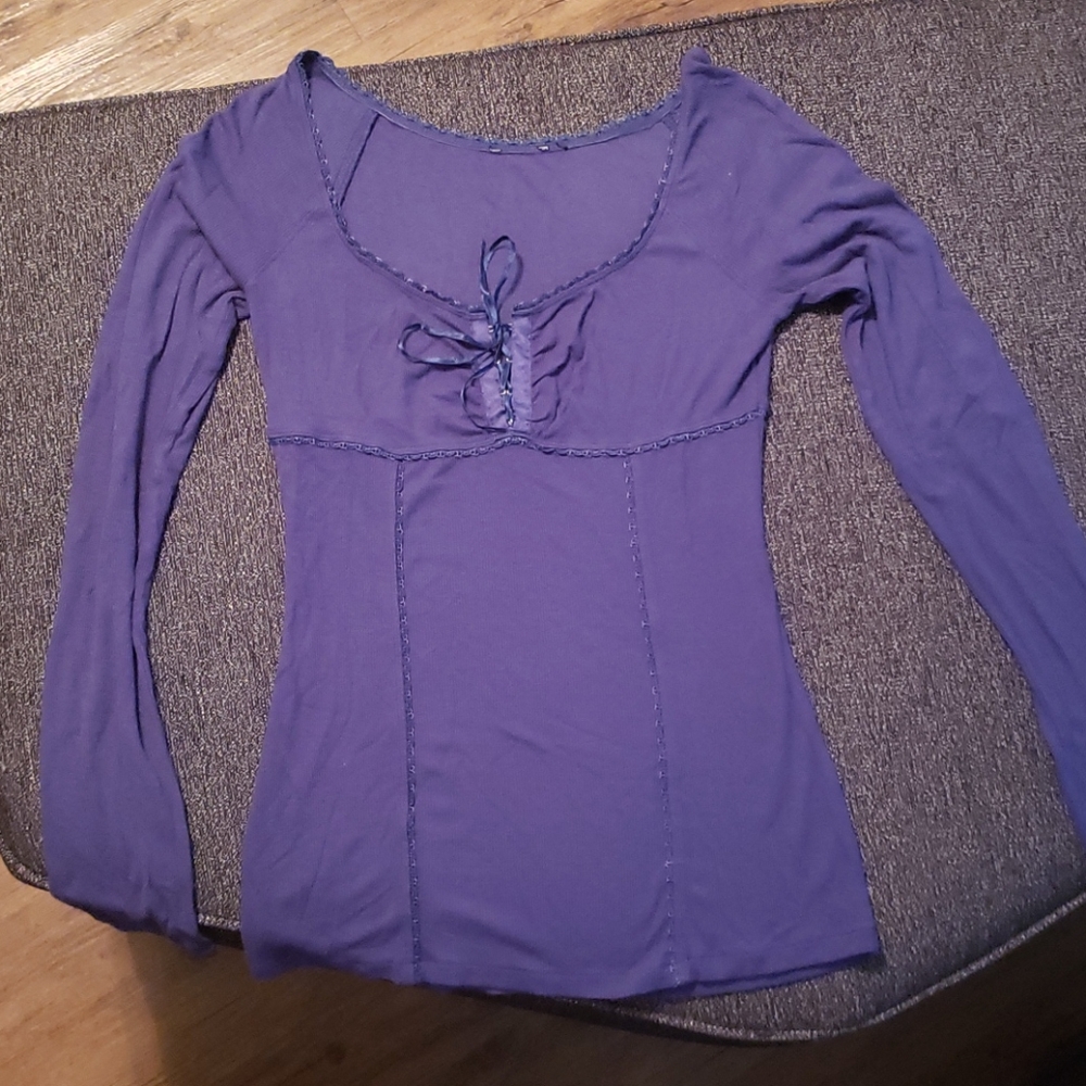 GUESS JEANS-Long Sleeve Feminine Top